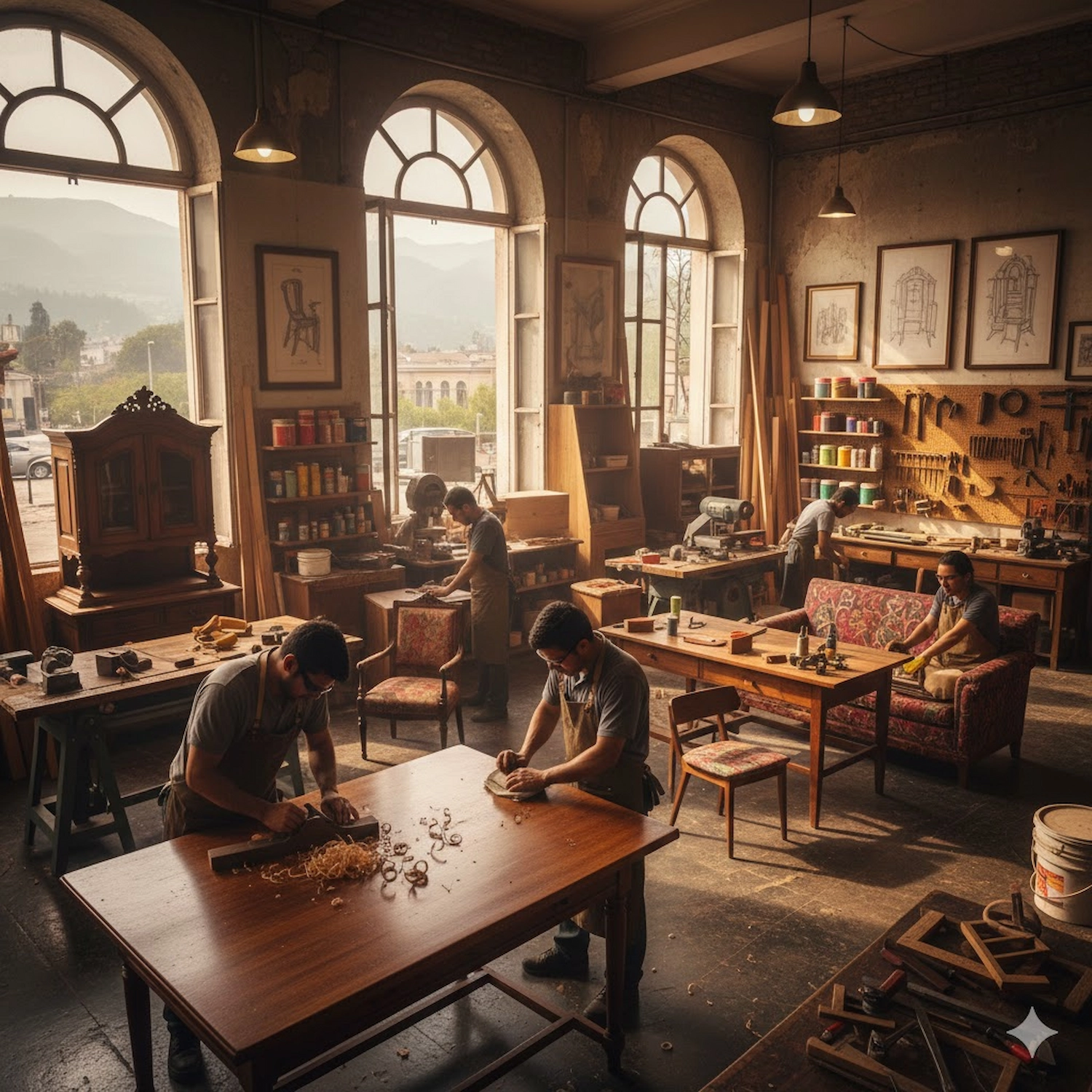 Taller profesional de muebles en Santiago